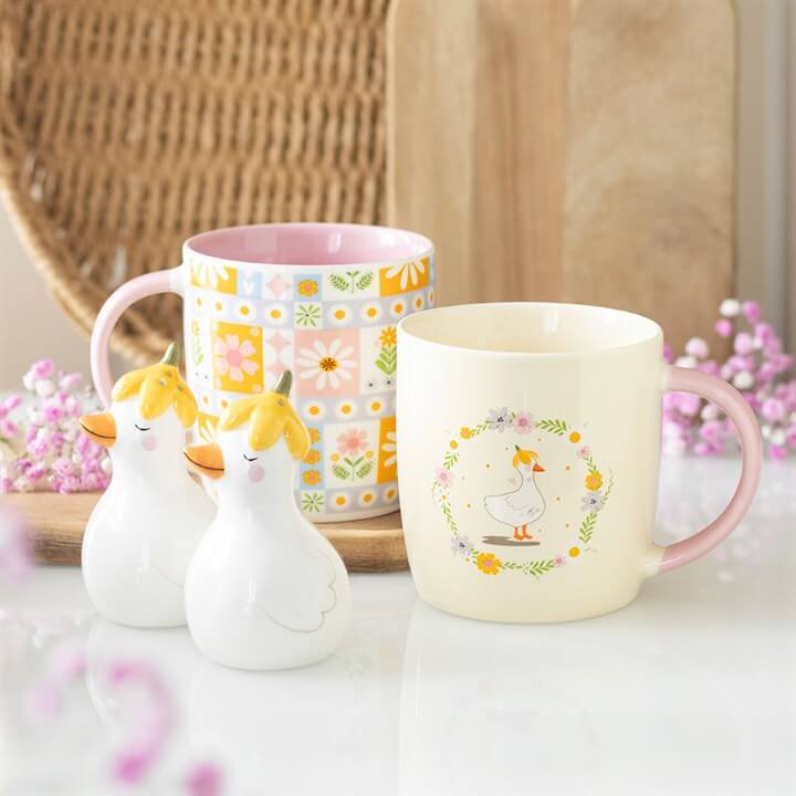 Floral Duck Mug N/A