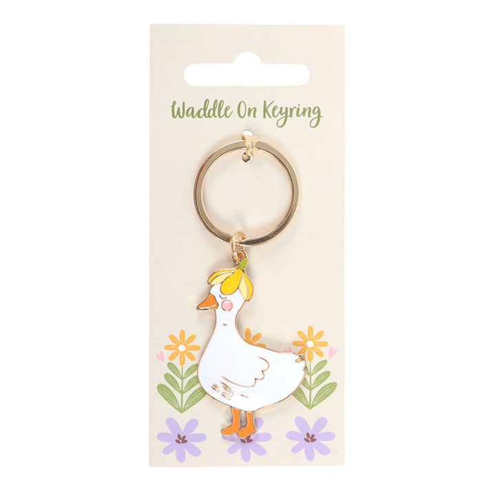 Waddle On Duck Keyring N/A