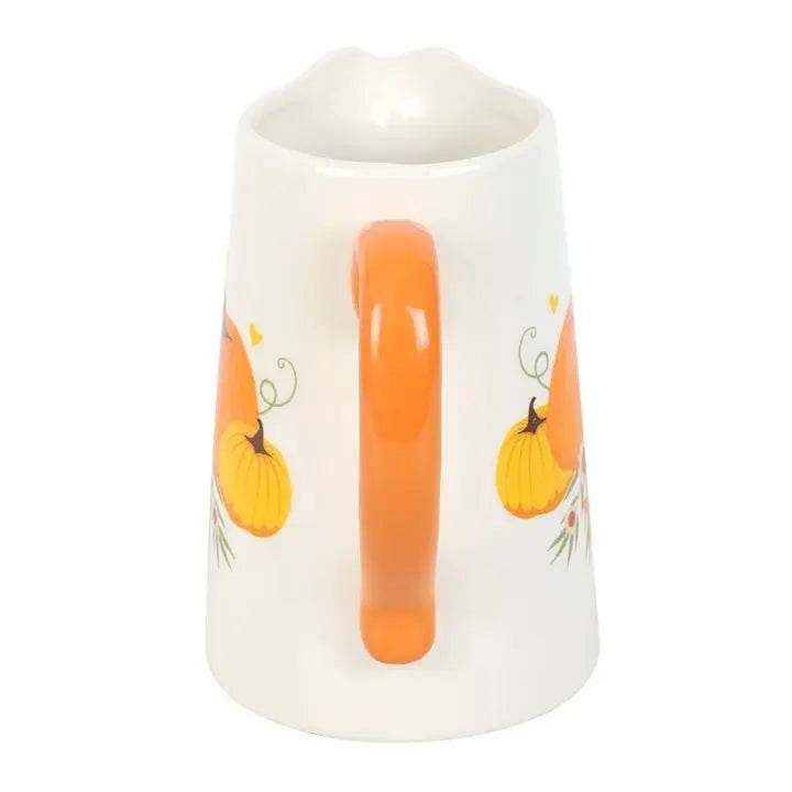 Autumn Pumpkin Ceramic Flower Jug-Sociodigi