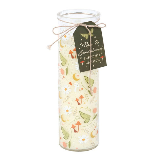 Fairy Folklore Print Moss & Sandalwood Tube Candle N/A