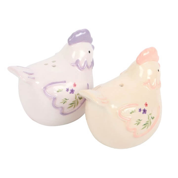 Hen Shaped Salt and Pepper Shakers N/A