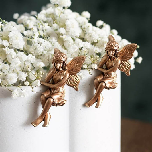 Set of 2 Fairy Pot Hanger Ornaments