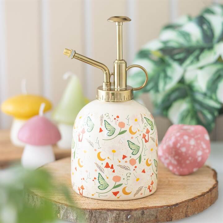 Fairy Folklore Print Ceramic Plant Mister-Sociodigi