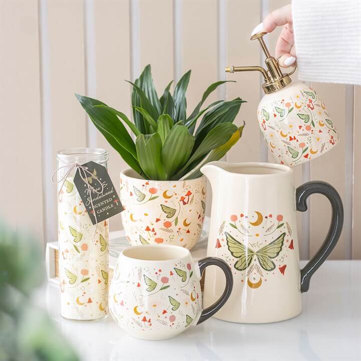 Fairy Folklore Print Ceramic Plant Mister-Sociodigi