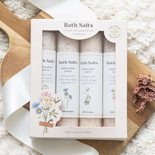 Floral Bath Salt Gift Set-Sociodigi