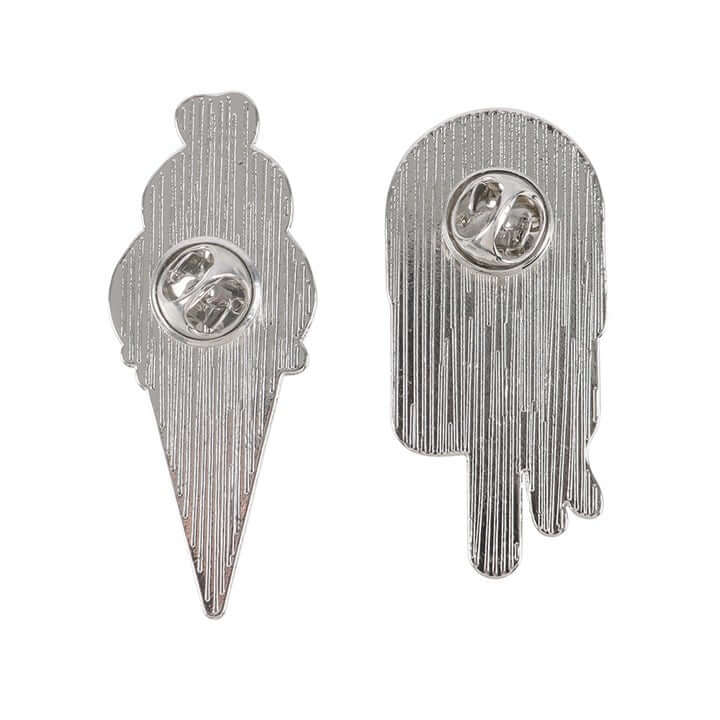 Freaking Melting Ice Cream Enamel Pin Badges