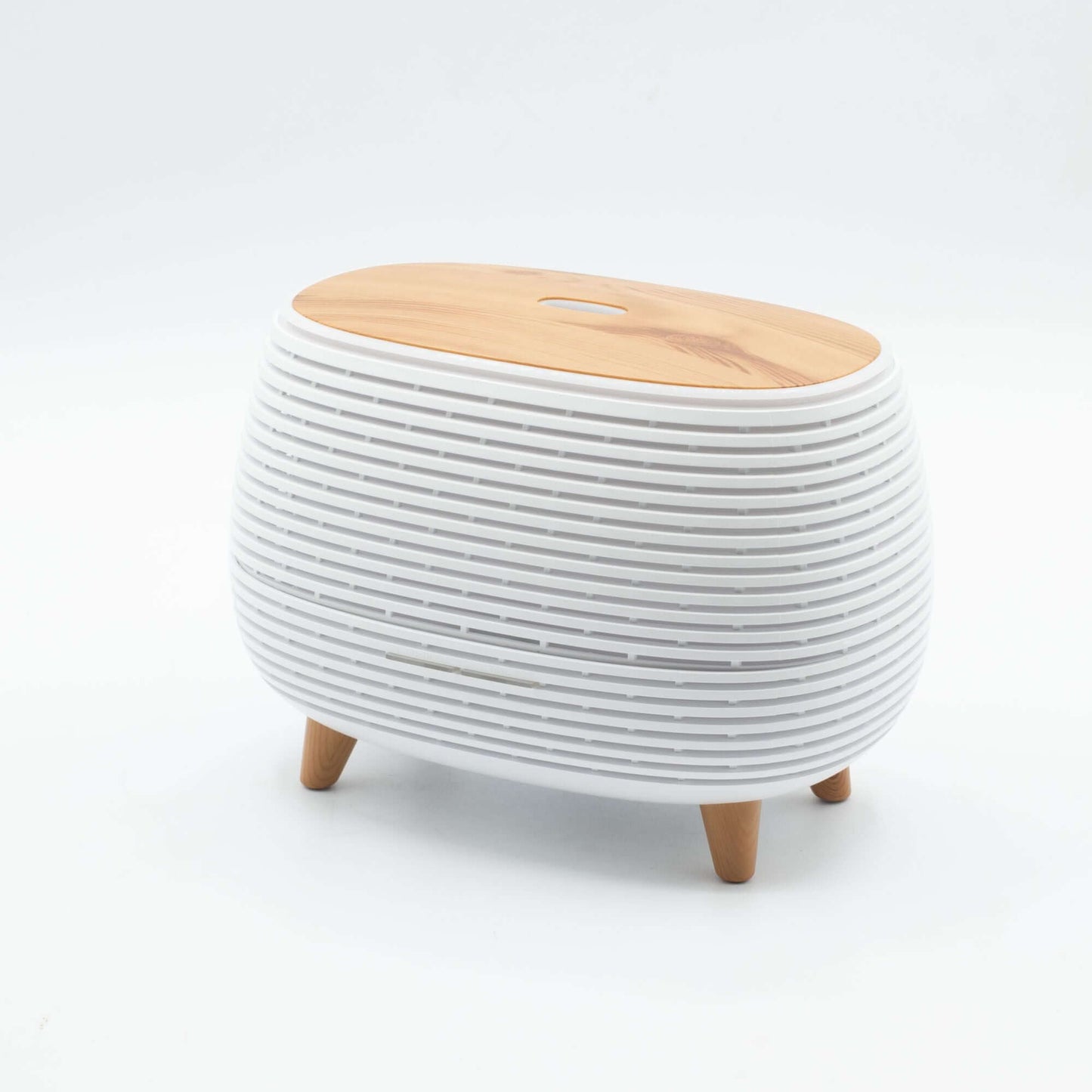 Futuristic Ribbed Aroma Diffuser with Colour-Changing Light