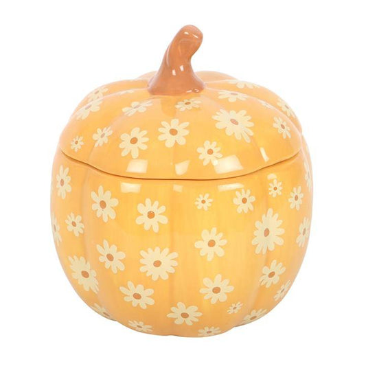 Groovy Floral Pumpkin Oil Burner-Sociodigi