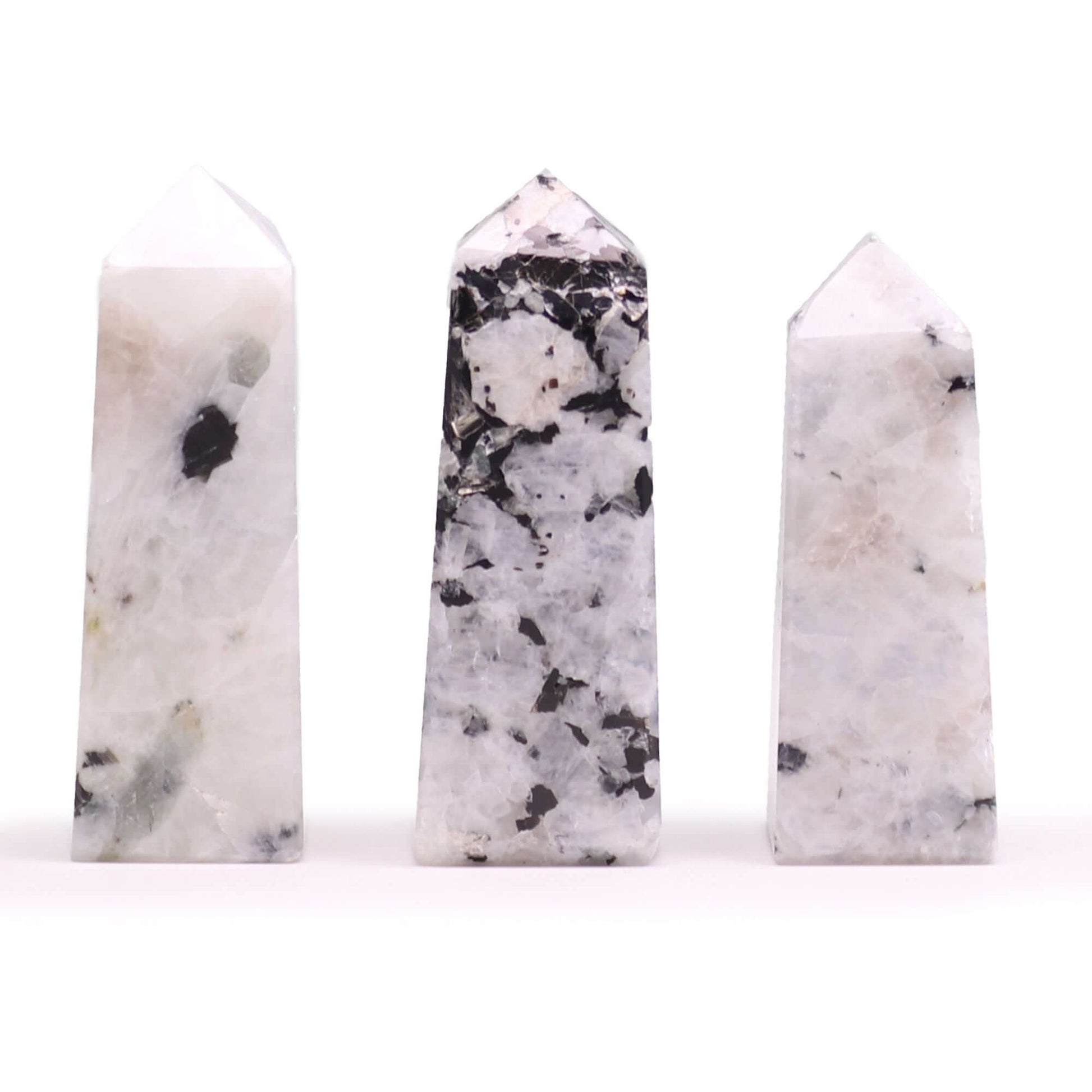 Gemstone Obelisk Point approx 5cm - Moonstone