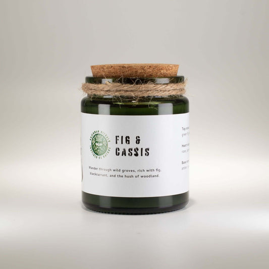 Greenman Woodwick Soy Candle - Fig & Cassis