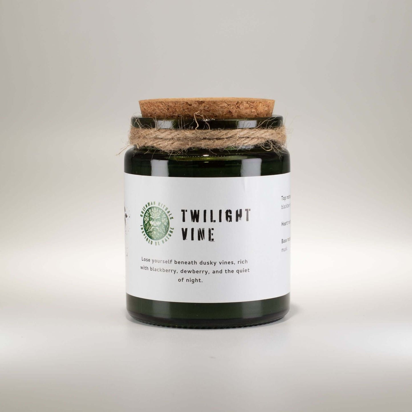Greenman Woodwick Soy Candle - Twilight Vine
