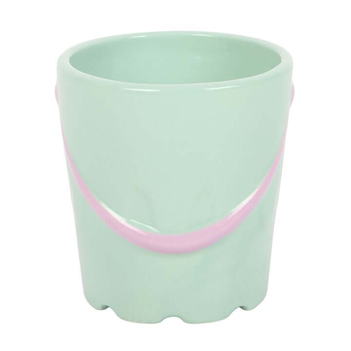 Pastel Bucket Mug with Spade Spoon N/A