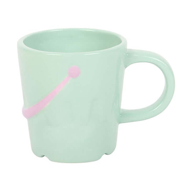 Pastel Bucket Mug with Spade Spoon N/A