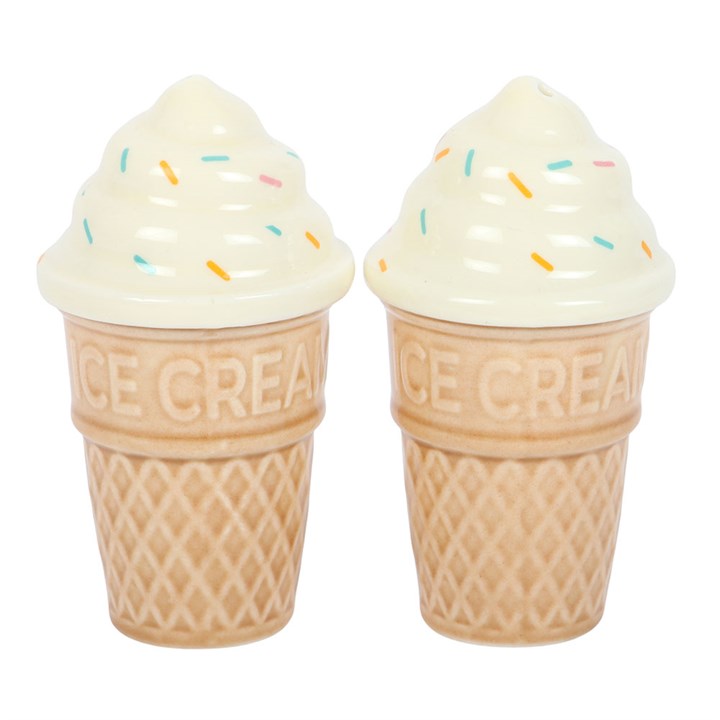 Ice Cream Cone Salt and Pepper Shakers N/A