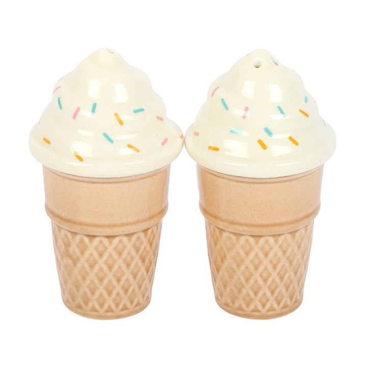 Ice Cream Cone Salt and Pepper Shakers N/A
