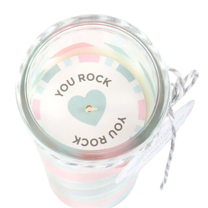 Candy Stripe Bubblegum Tube Candle N/A