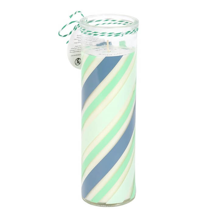 Candy Stripe Peppermint Tube Candle N/A