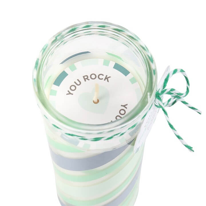 Candy Stripe Peppermint Tube Candle N/A