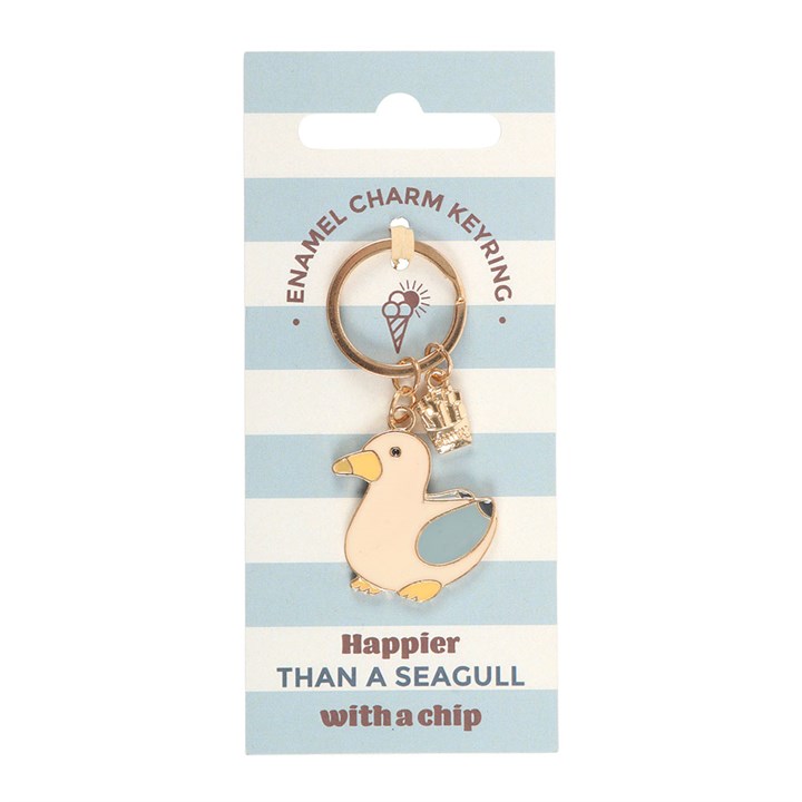 Seagull and Chips Keyring N/A