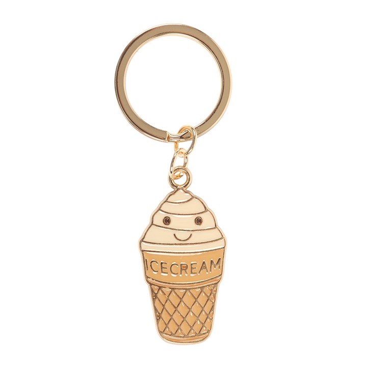 Ice Cream Cone Keyring N/A