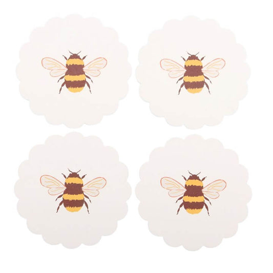 Honey Bee Coaster Set