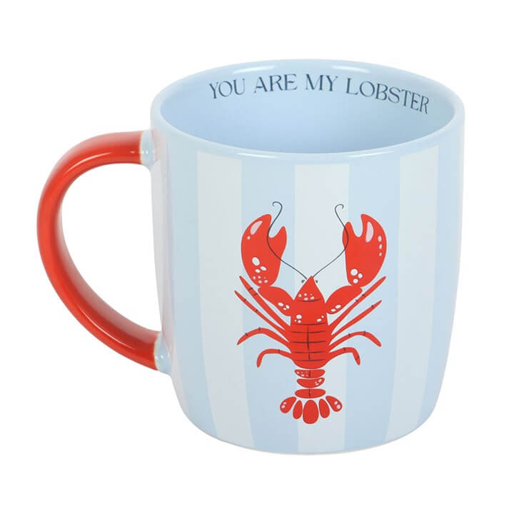 You Are My Lobster Striped Mug