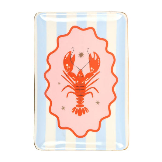 Striped Lobster Trinket Dish
