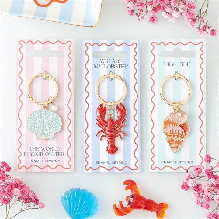 High Tide Shell Keyring N/A