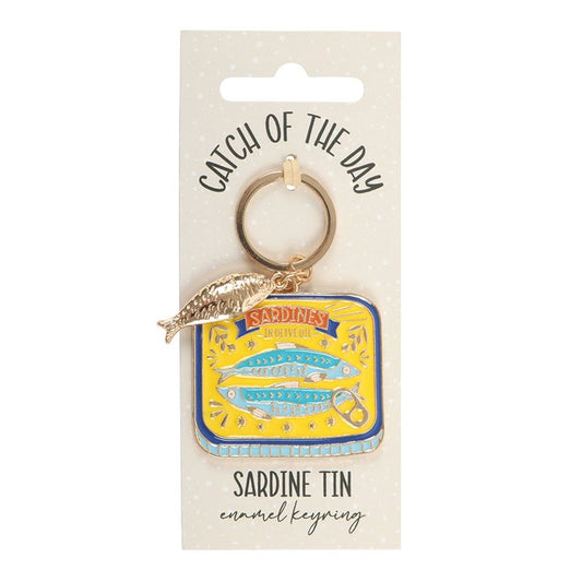 Sardine Tin Keyring N/A