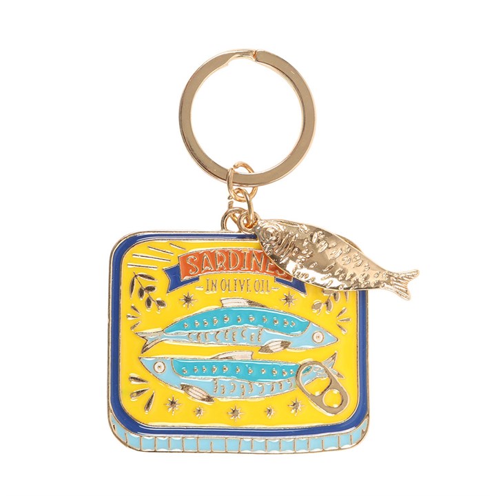 Sardine Tin Keyring N/A