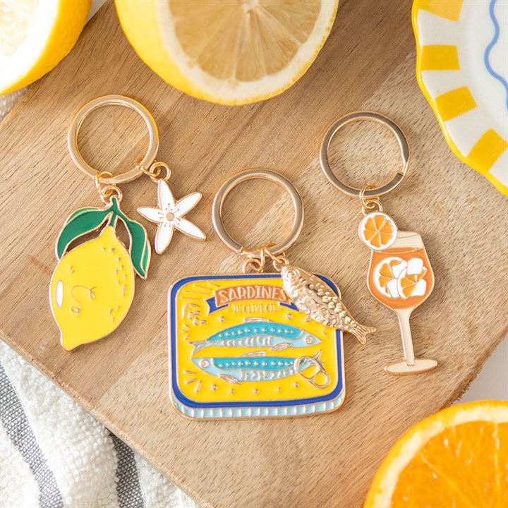 Lemon Flower Keyring N/A