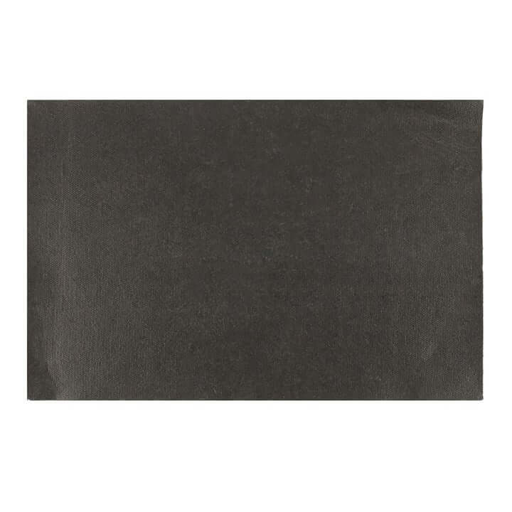 Black rectangular paper texture background for versatile design applications.
