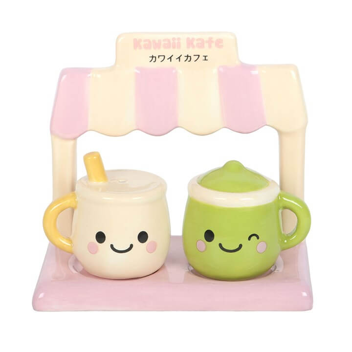 Kawaii Latte Salt and Pepper Shakers