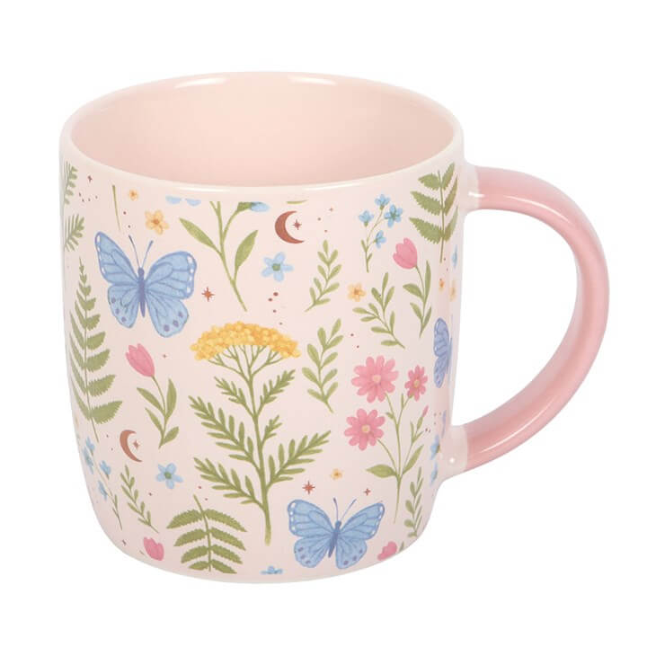 Luna Bloom Floral Print Mug N/A