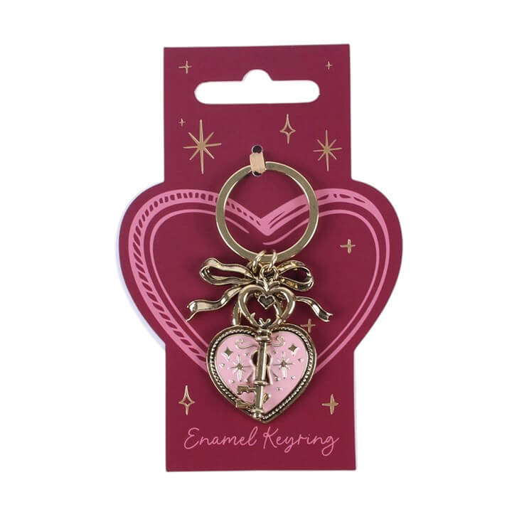 Lock and Key Keyring