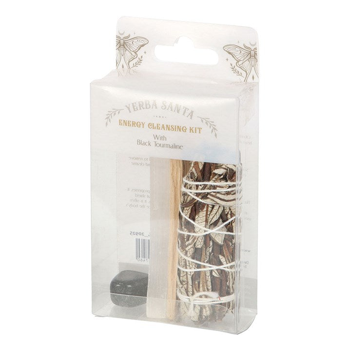 Yerba Santa Sage Energy Cleansing Smudge Kit Palo Santo, Selenite & Tourmaline-Sociodigi
