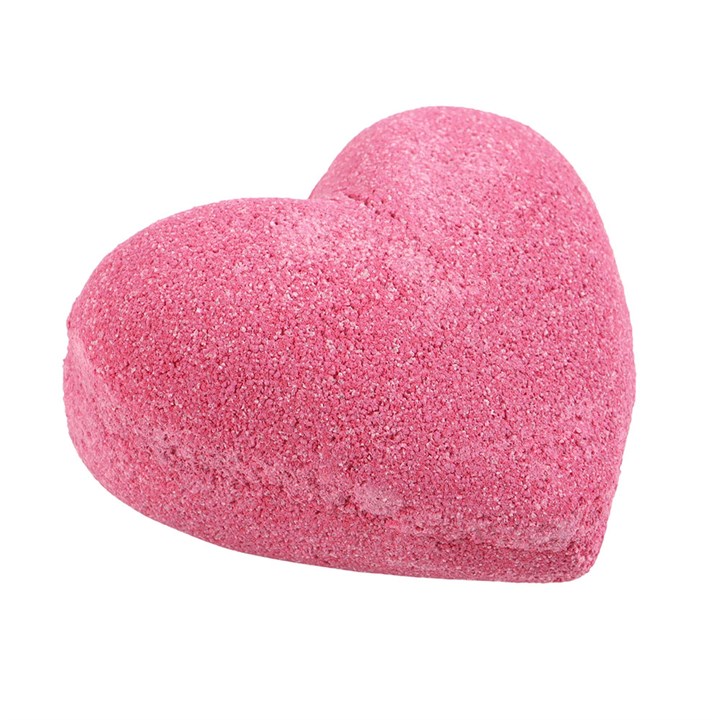 Love Yourself Heart-Shaped Cherry Bath Bomb N/A
