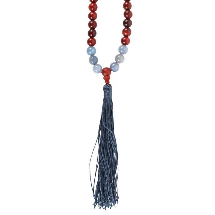 Communication Rosewood & Sodalite Mallah Necklace N/A