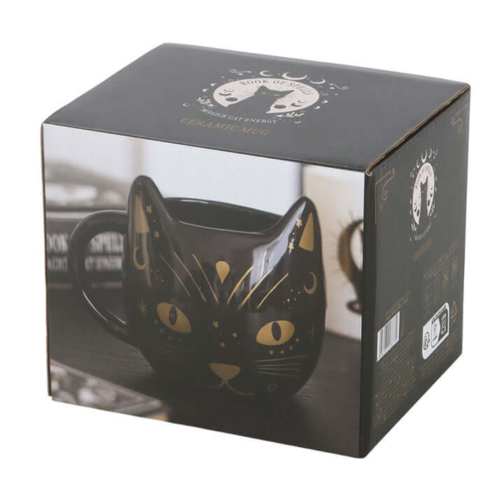 Magick Black Cat Face Mug