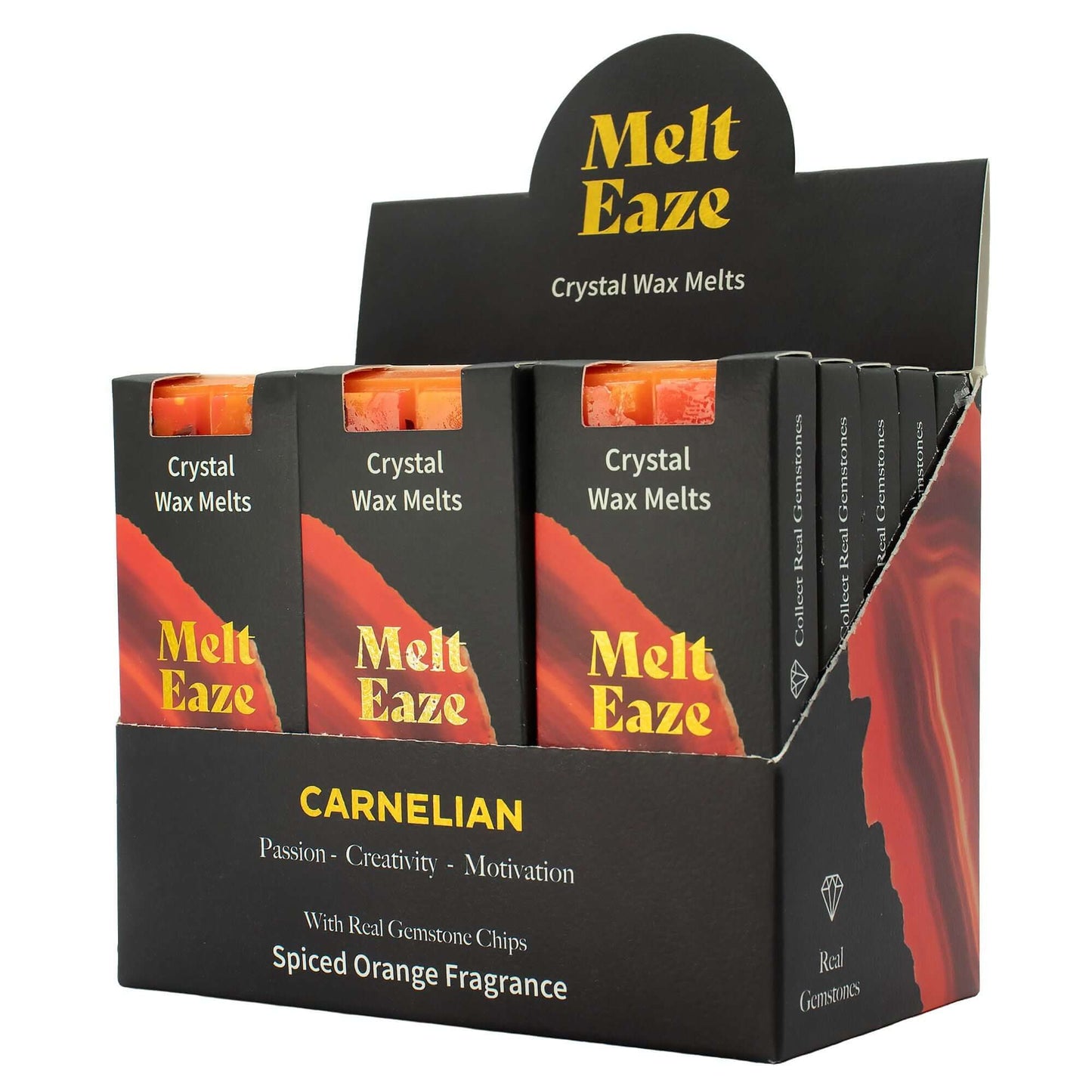 MeltEaze Wax Melts 50g - Carnelian Fire - Spiced Orange