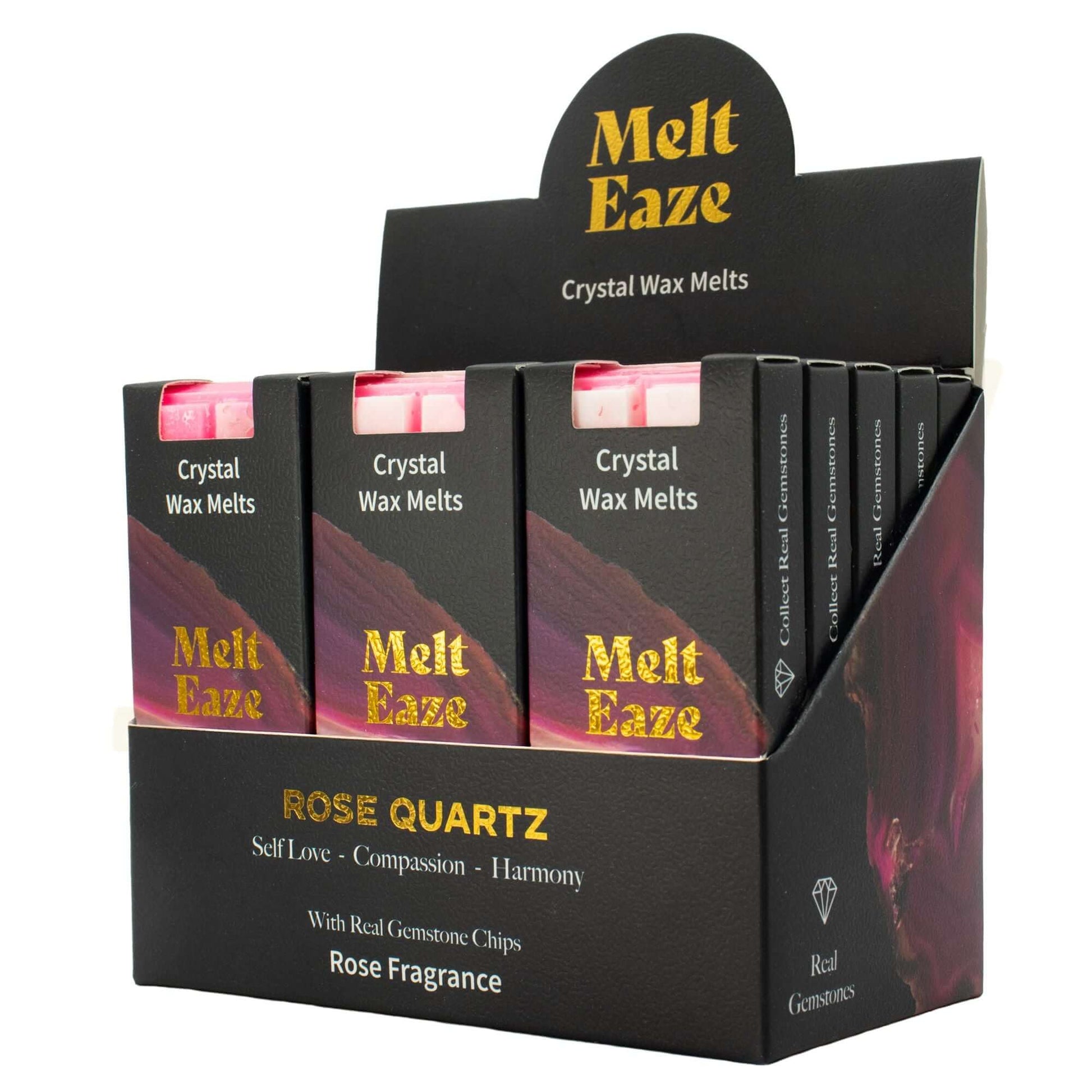 MeltEaze Wax Melts 50g - Rose Quartz Love - Rose