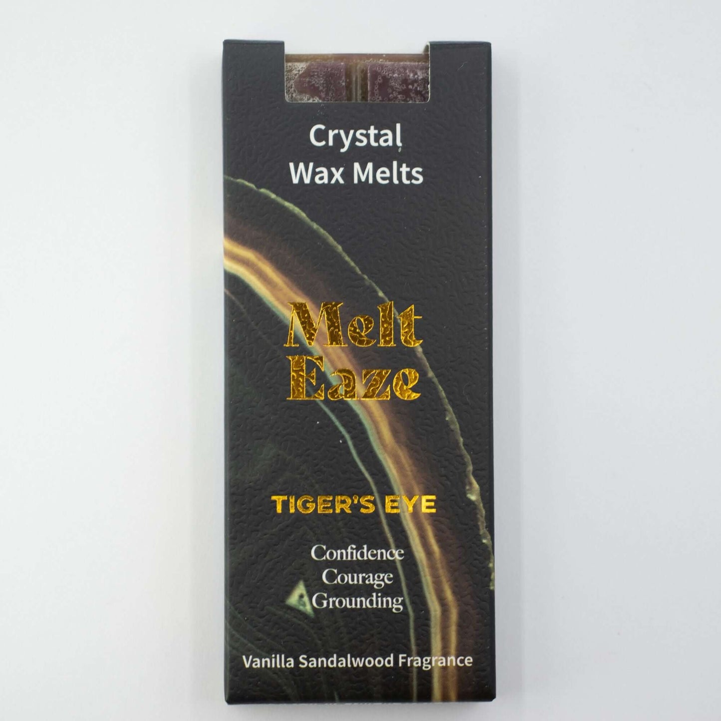 MeltEaze Wax Melts 50g - Tigereye Strength - Vanilla Sandalwood