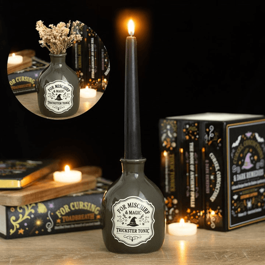 Mischief and Magic Potion Bottle Vase and Candle Holder