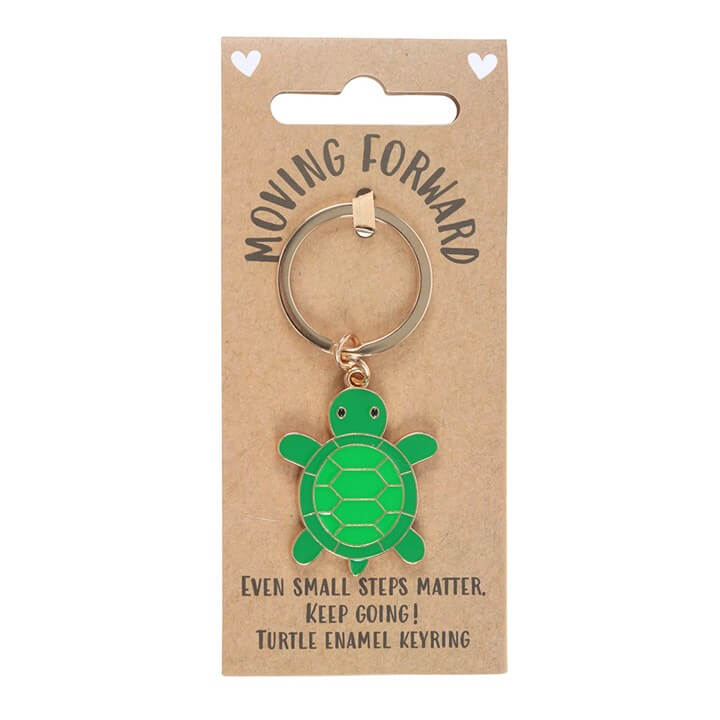 Moving Forward Turtle Keyring