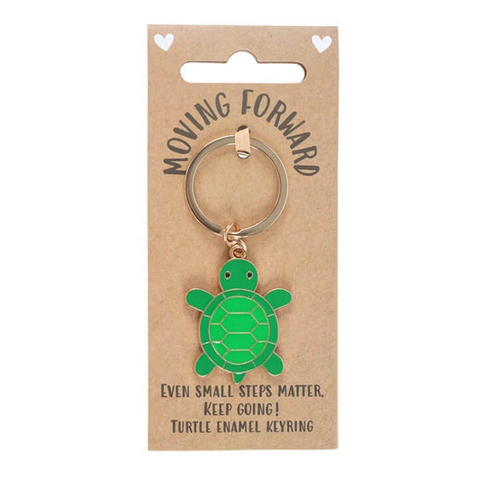 Moving Forward Turtle Keyring