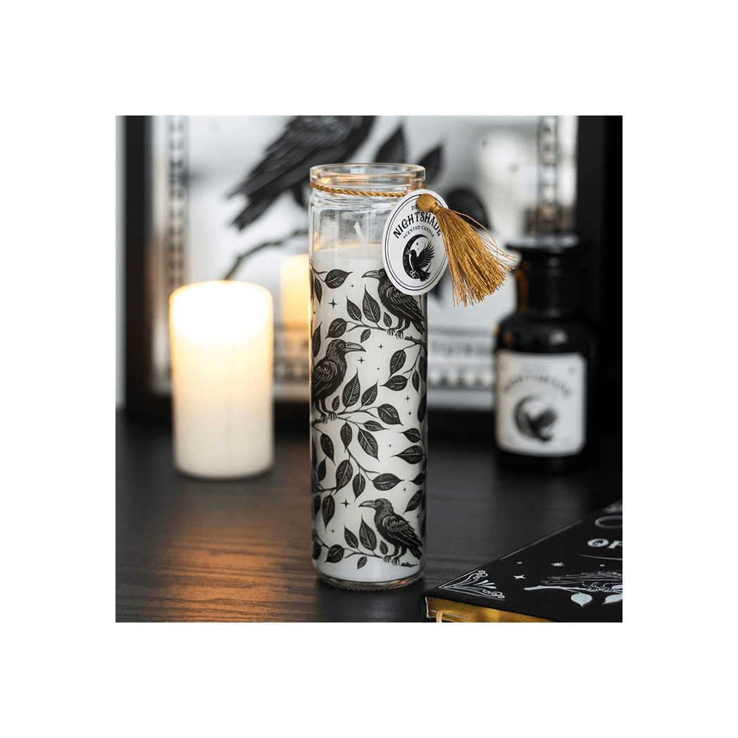 Mystic Raven Deadly Nightshade Tube Candle