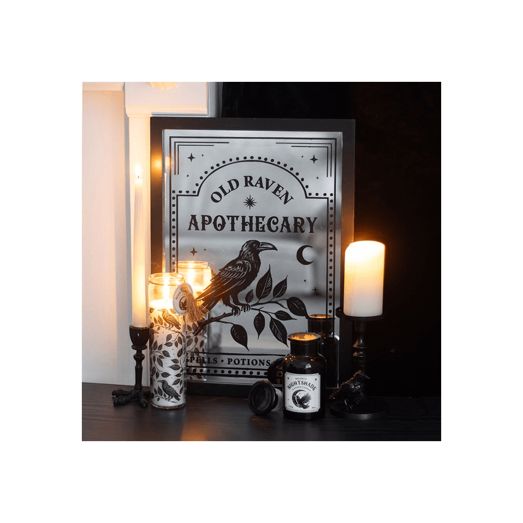 Mystic Raven Deadly Nightshade Tube Candle