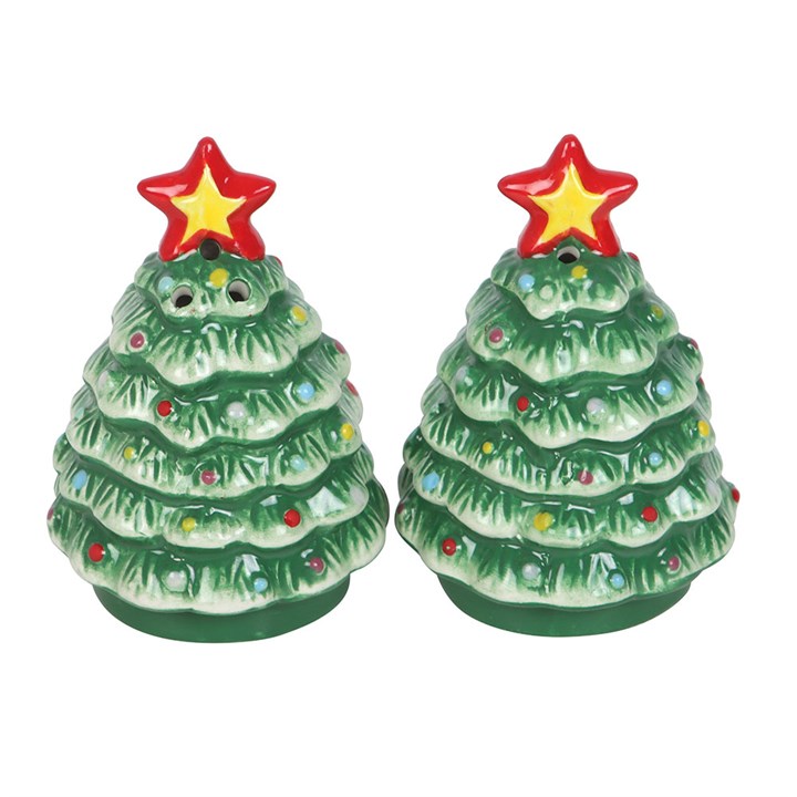 Nostalgic Christmas Trees Salt & Pepper Shakers N/A