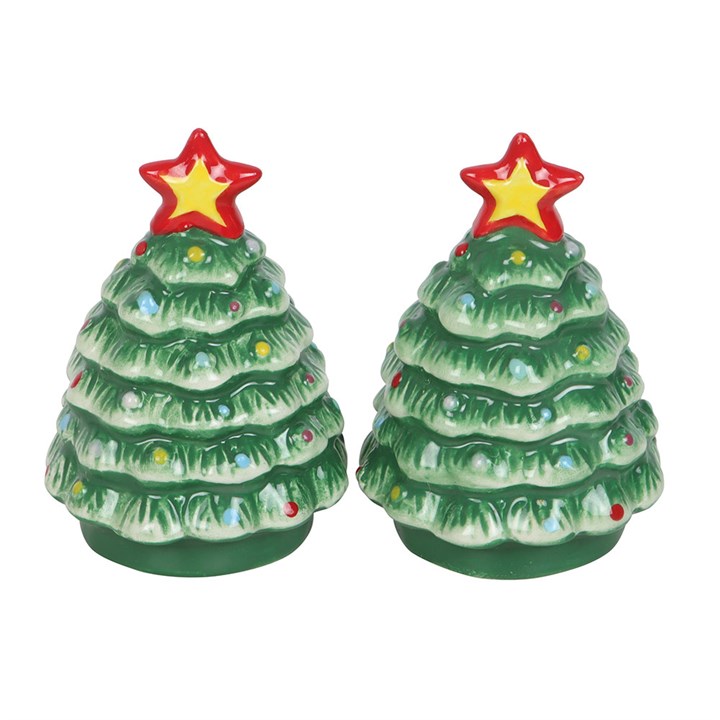 Nostalgic Christmas Trees Salt & Pepper Shakers N/A