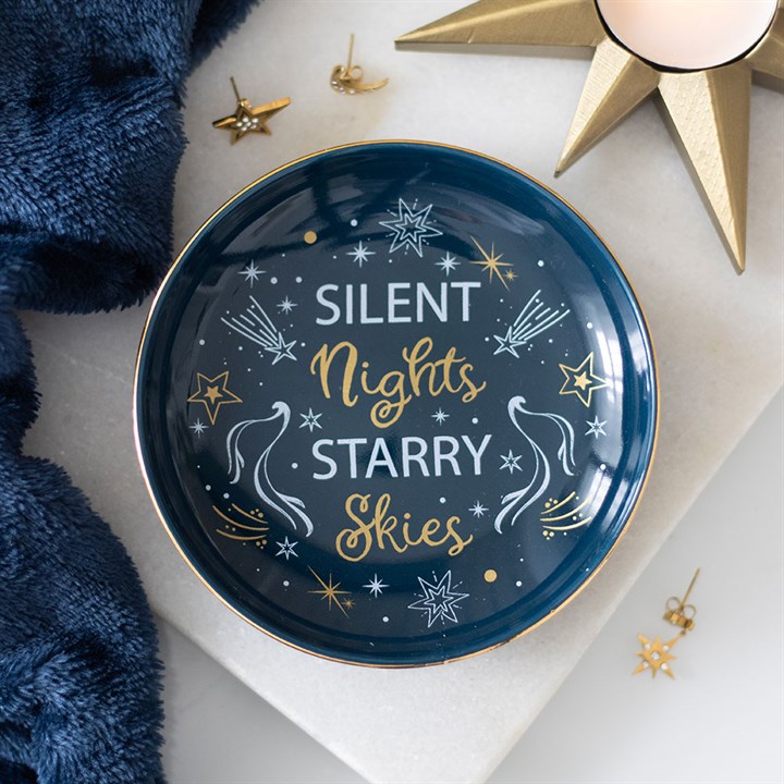 Silent Nights Starry Skies Trinket Dish N/A